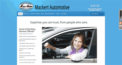 Desktop Screenshot of mackertautomotive.com